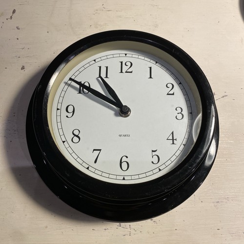Ikea wall clock 5cm - 22,5cm, black