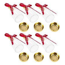 6 Pcs Bottle Containers Candy