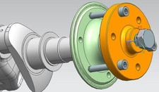 Classic Mini / Metro / Allegro / ADO16 FLYWHEEL Puller 18G1381 - BMC Leyland