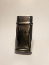 Vintage Cartier Godron Oval Lighter, Gas, Silver, Full Working Condition