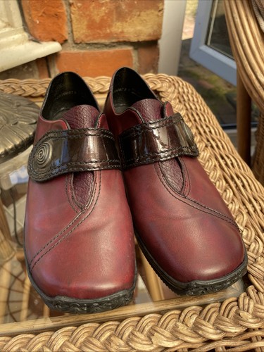 Rieker ladies wine - ladies, leather