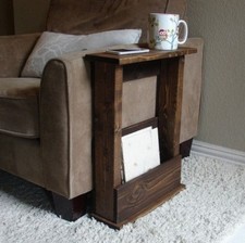 Solid Wood Narrow Side Table
