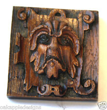 Medieval Ornament Plaque Reproduction Cathedral Carving unique gift Gothic Oak