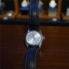 Rolex speedking precision on leather strap (sh25137b)