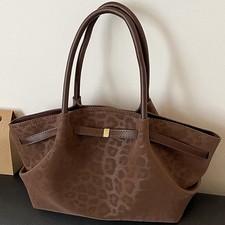 Retro Suede Tote Shoulder Bag