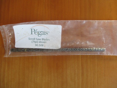 Pegas scroll saw blades - scroll, 7tpi