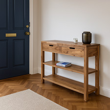 Solid Acacia Wood Console