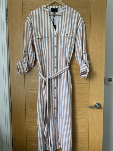 Ladies striped shirt dress - , by