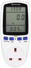 Electricity Monitor Power Meter UK Plug Energy Usage Wattage Kwh Analyzer Socket
