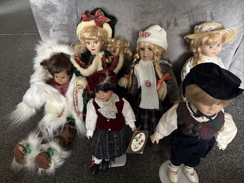 Porcelain doll collection - doll,