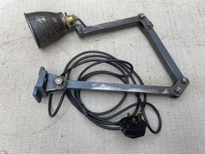 Vintage "MEMLITE" Industrial Machine lamp. 1960's