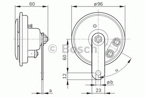 Bosch air horn - bosch,