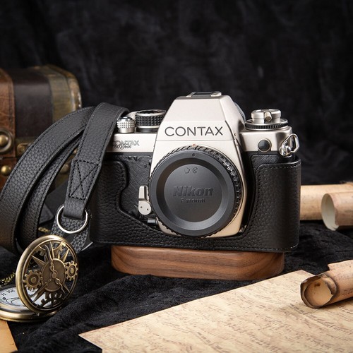Handmade real leather half - real,