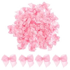 100 Pieces Mini Pink Bows