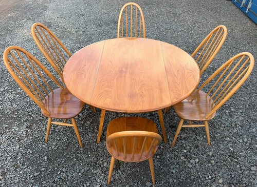 Vintage ercol drop - drop, leaf