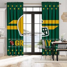 New Green Bay Football Curtain