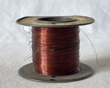 VINTAGE RADIOSPARES Part Used Spool Metal WIRE Radio Electronics Parts #83-421