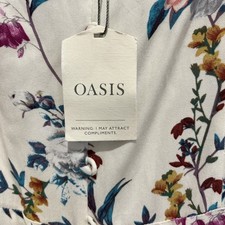 BNWT Oasis Cream Floral Frill