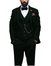 Men 3 Piece Suit Tweed
