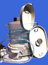 Tefal 600 Steam Cuisine Timer Food Steamer ~ Electric 2 Tier & 2 bowls Steamer