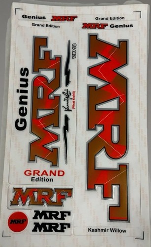 Mrf cricket bat sticker - bat,