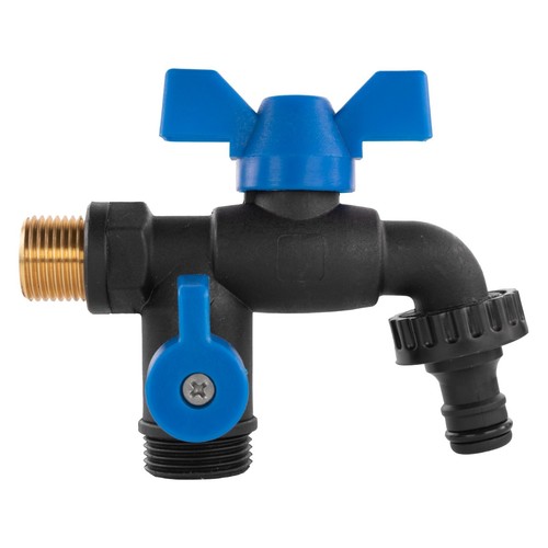 Double outlet pvc garden - double,