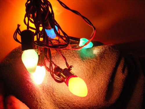 Vintage christmas tree lights - vintage,