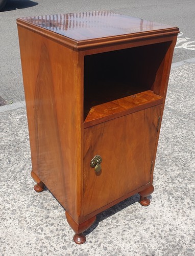 Vintage walnut veneered - vintage,