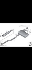 Genuine Used MINI JCW Exhaust for F56 F57 (B48 Engine) - 8615431  / 8603676