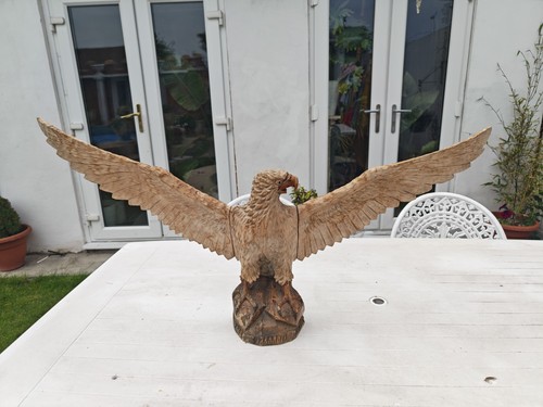 Wooden eagle antique - eagle,,