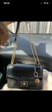 Black leather river island - leather,