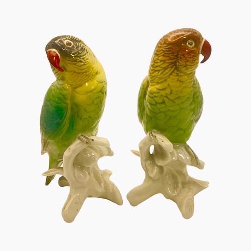 Pair hand painted - of,