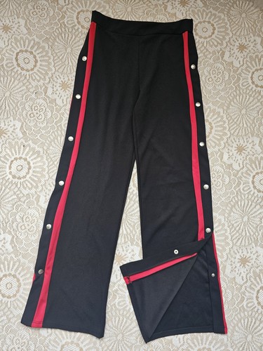 Womens black red side stripe - womens,