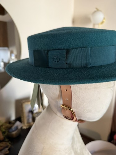 Gucci felt equestrian boater - gucci,