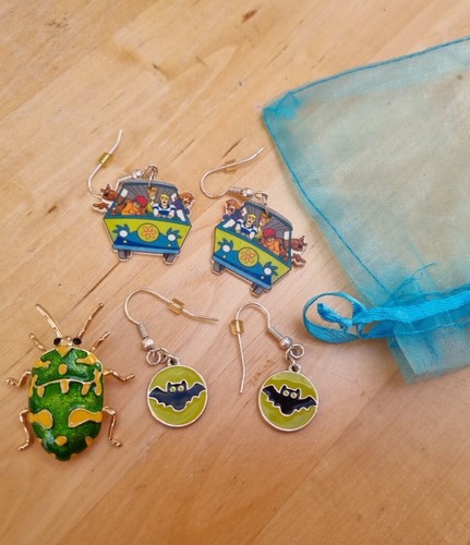 Scooby doo van bat - doo, earrings