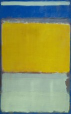 Mark Rothko No 10 Yellow Blue