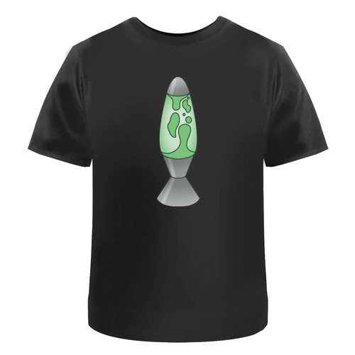 Green lava lamp unisex - 'green, lamp'