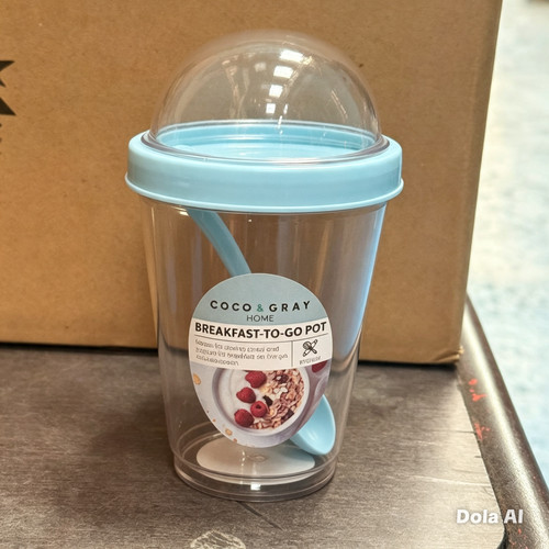 Breakfast pot with spoon - go,