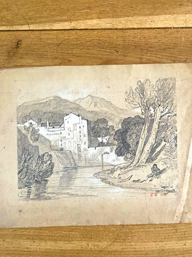 Original pencil drawing - ed,