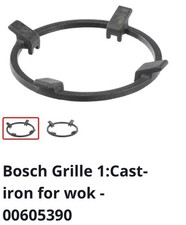 Bosch Grille 1:Cast-iron for