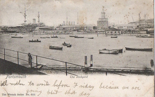 Vintage portsmouth postcard - portsmouth,