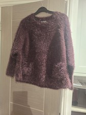 Womens Purple Fluffy Eyelash