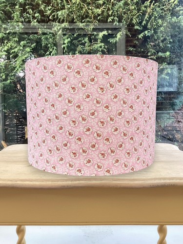 Pink roses lampshade cottage - pink,