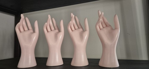 Plastic display hands for - plastic,