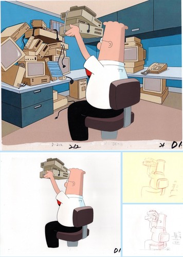 Original dilbert cel - dilbert,