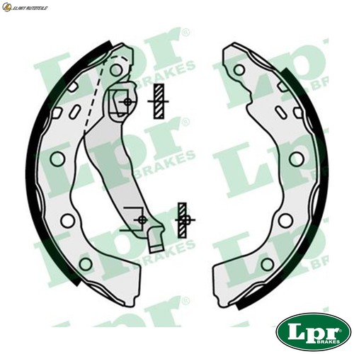 Brake shoe set - set, 07740