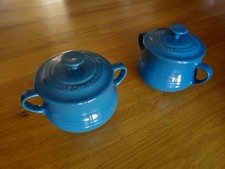 LE CREUSET Light Blue Lidded