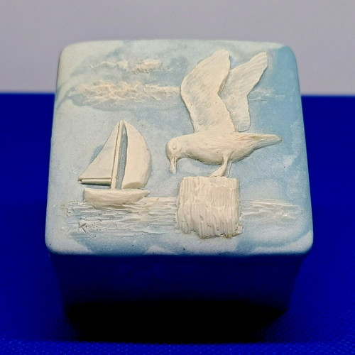 Vtg soapstone incolay - vtg,