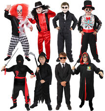 BOYS HALLOWEEN COSTUME FANCY DRESS KILLER SCARY KIDS OUTFIT S M L XL CHILDS