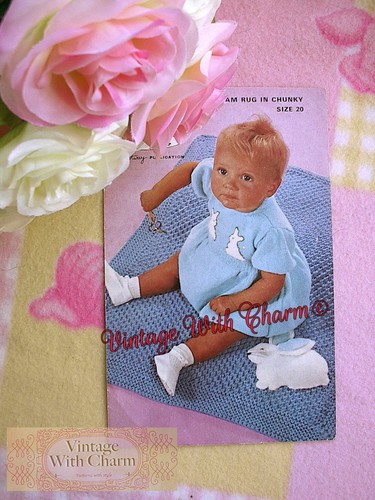 Vintage knitting pattern baby - vintage,